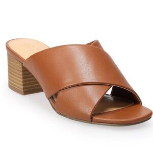 LC Lauren Conrad Sodapop Women's Block Heel Slide Sandals